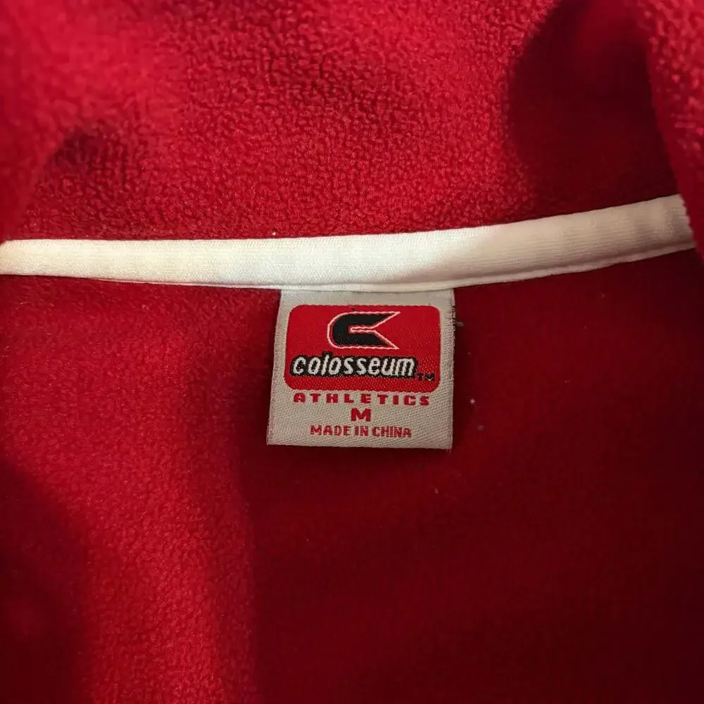 Arkansas Razorbacks Full-Zip Fleece Vest Red - Picture 4 of 6